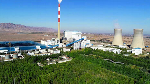 Zhangye power plant, Gansu Province
